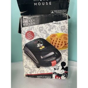 Disney‎ Mickey Mouse Belgian Waffle Maker Mickey Ears NEW! Never Used Open Box